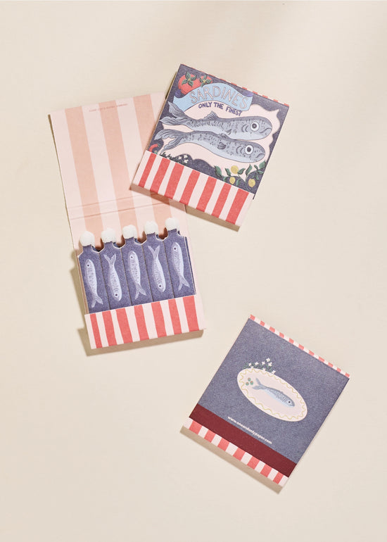 Sardine Tin Matchbook by One & Only Paper