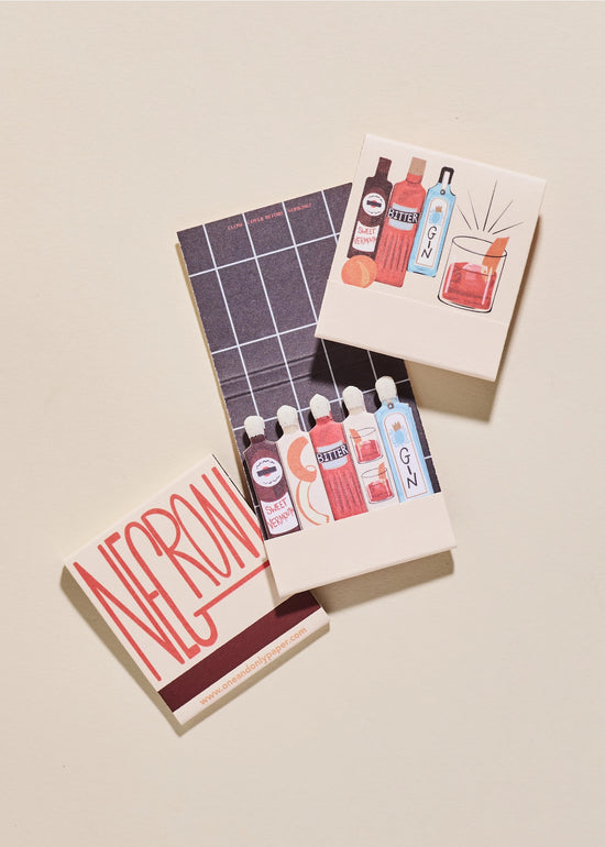 Negroni Matchbook by One & Only Paper