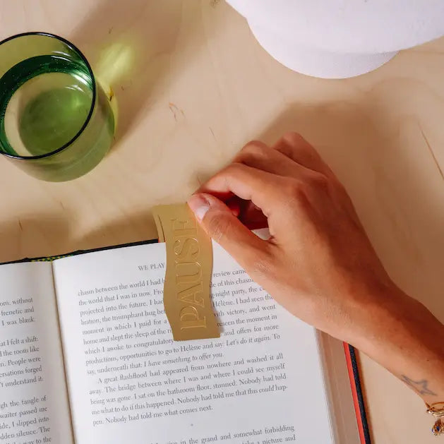 Pause Bookmark by Papier