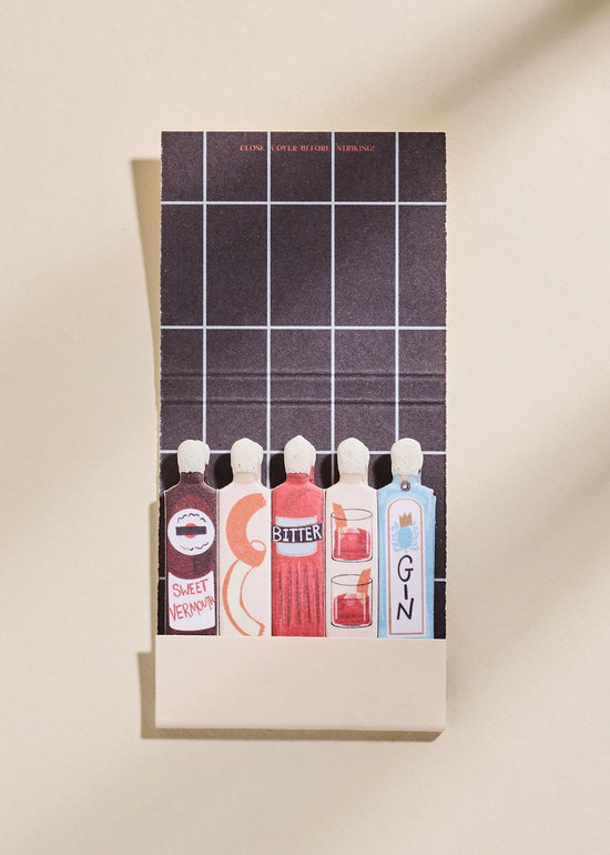 Negroni Matchbook by One & Only Paper