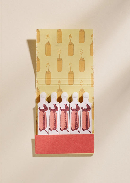 Hot Dog Matchbook by One & Only Paper