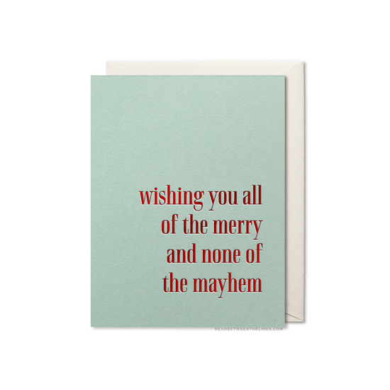 Merry Mayhem Card by RBTL®