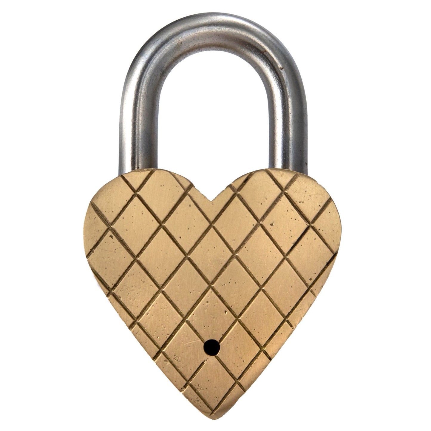 Debossed Heart Lock with Keys