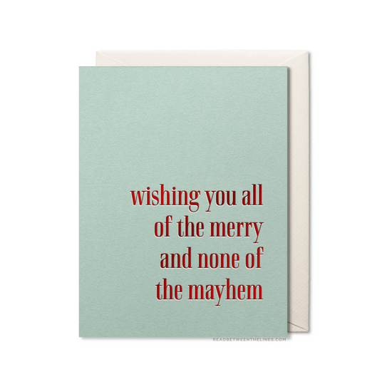 Merry Mayhem Card by RBTL®