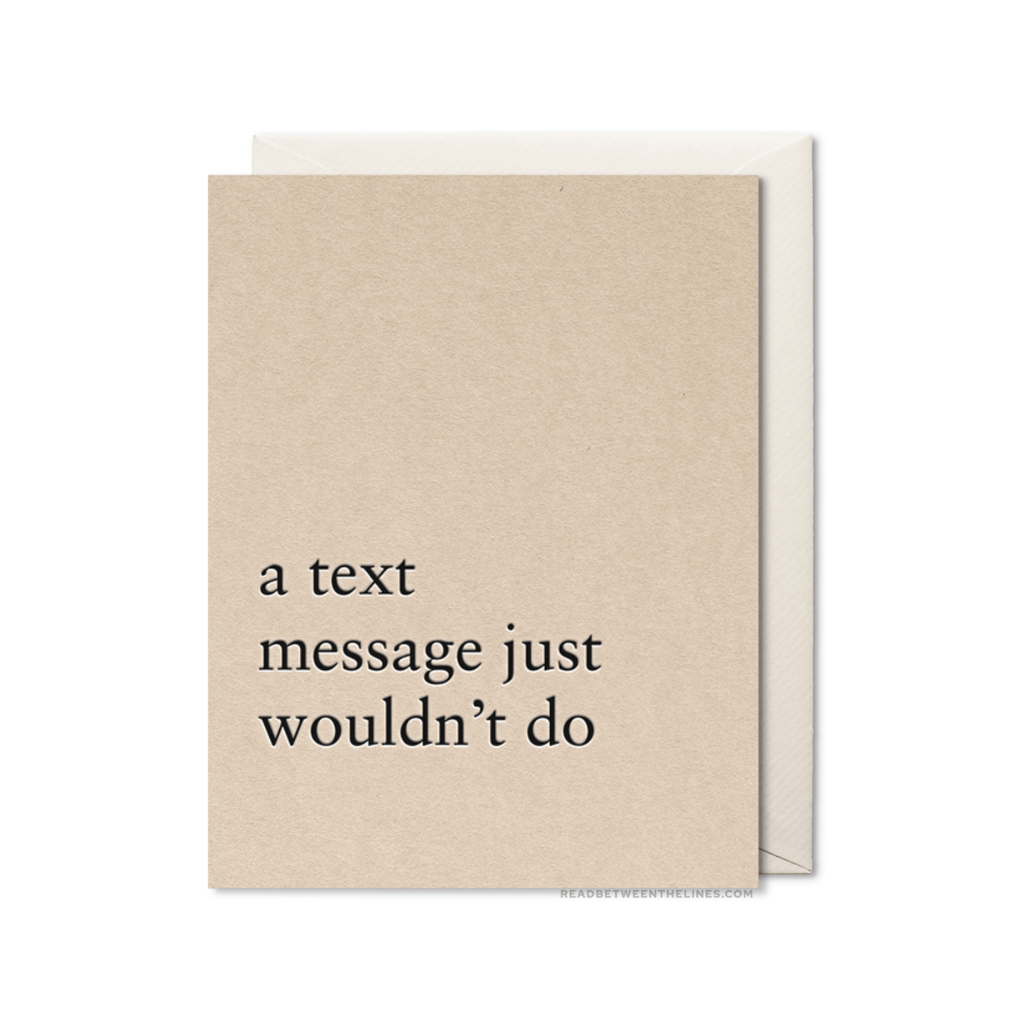 Text Message Card by RBTL®