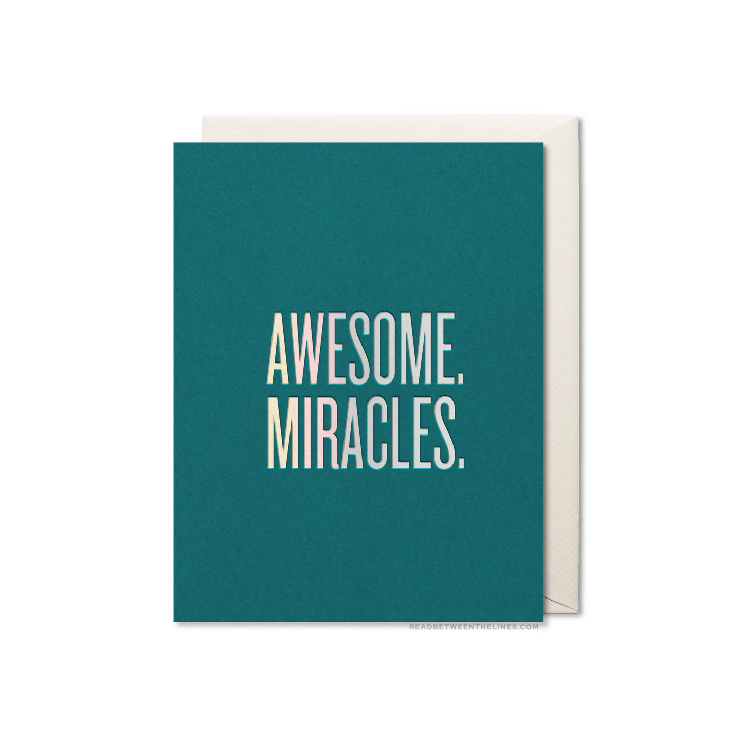 Awesome, Miracles Card by RBTL®