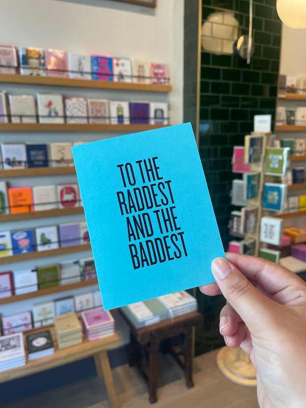 Raddest And Baddest Card by RBTL®