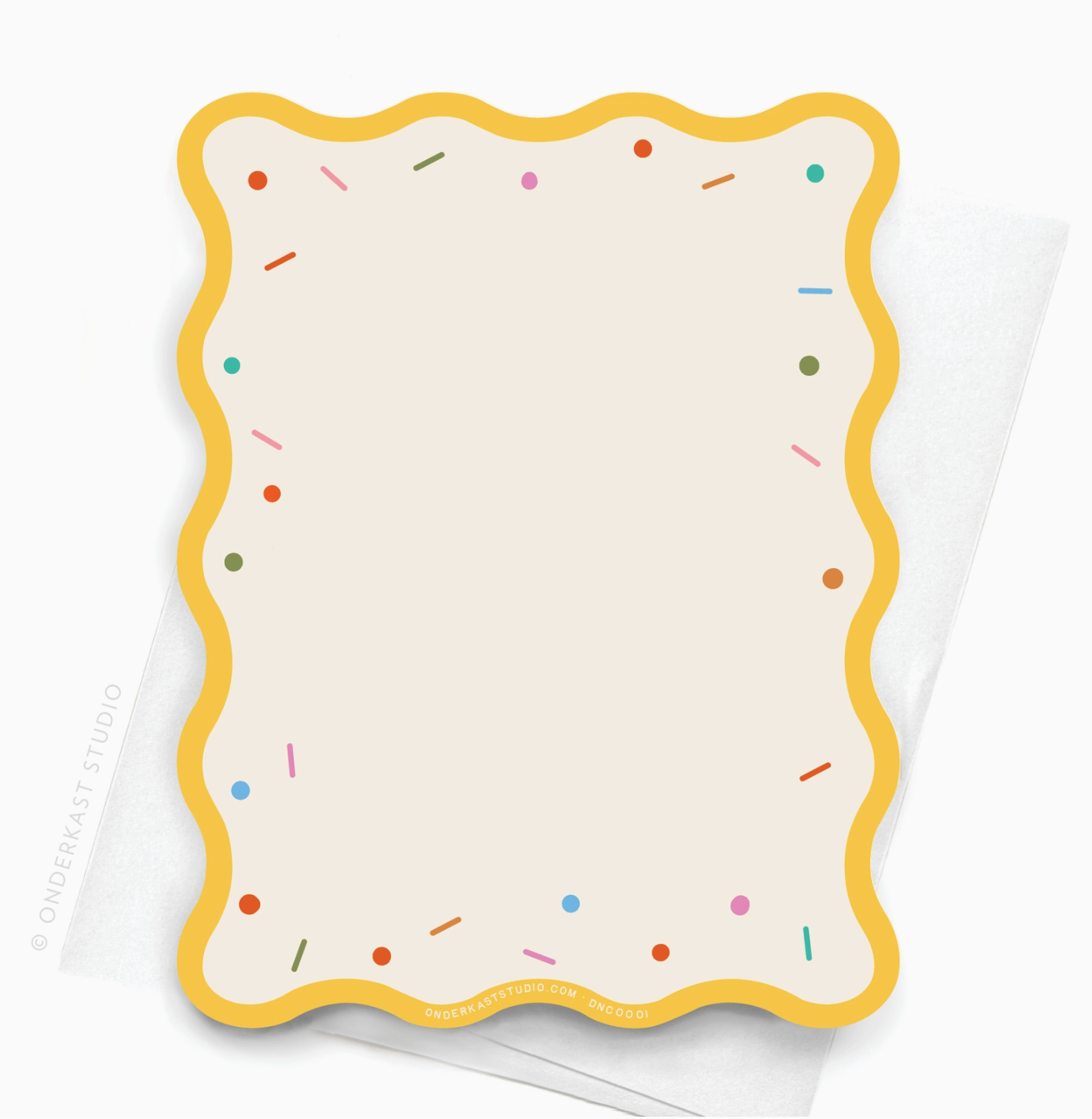 Sprinkles and Wrinkles Notecard