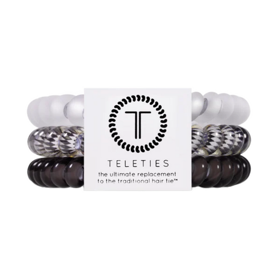 Silver Flame Hair Ties by TELETIES