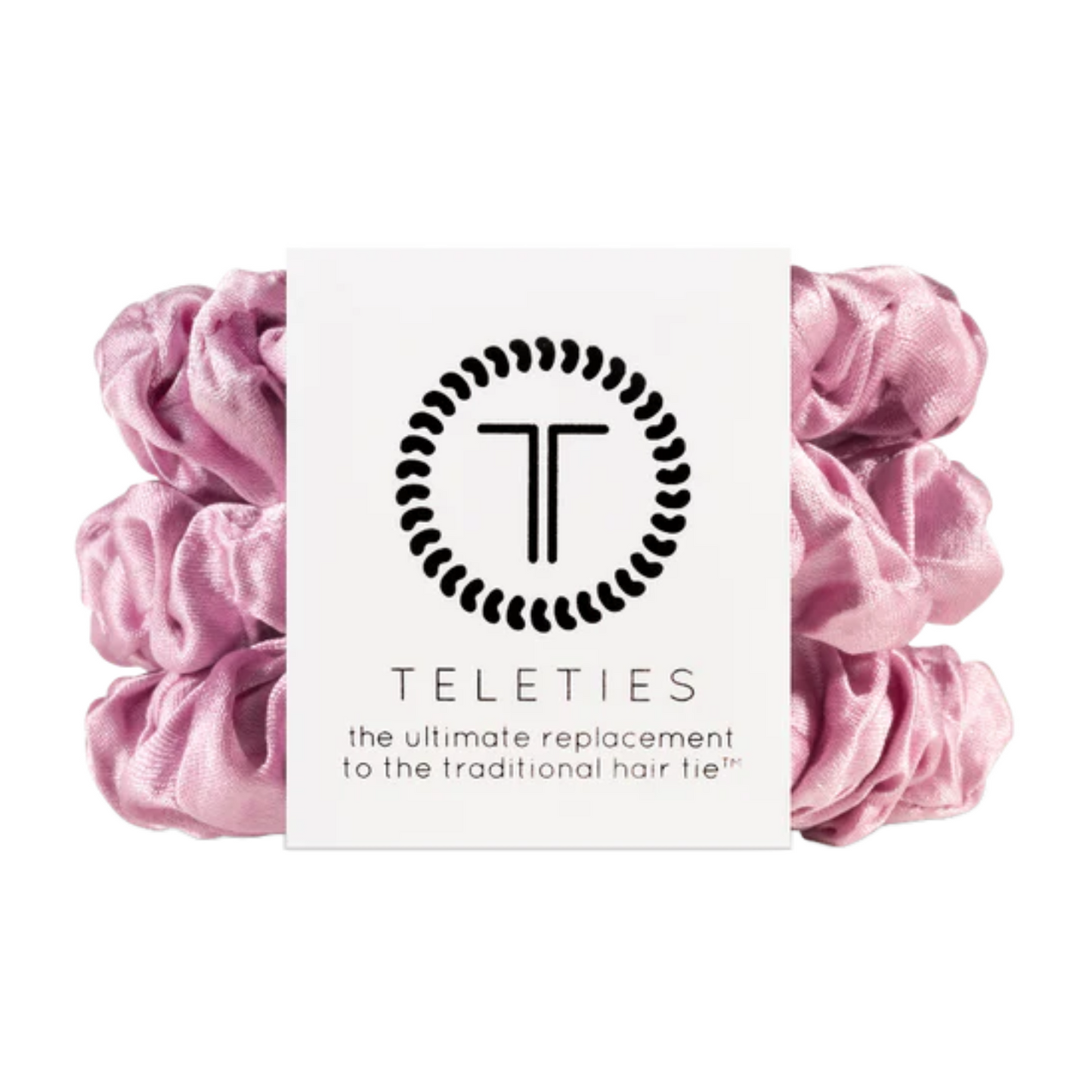 I Pink I Love You Silk Scrunchies by TELETIES