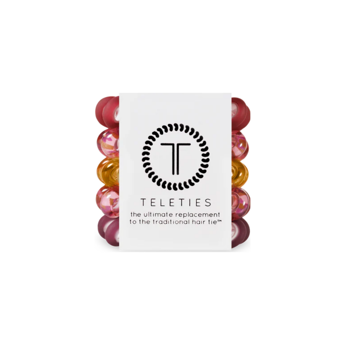 Burgundy Bliss Tiny Hair Ties by TELETIES