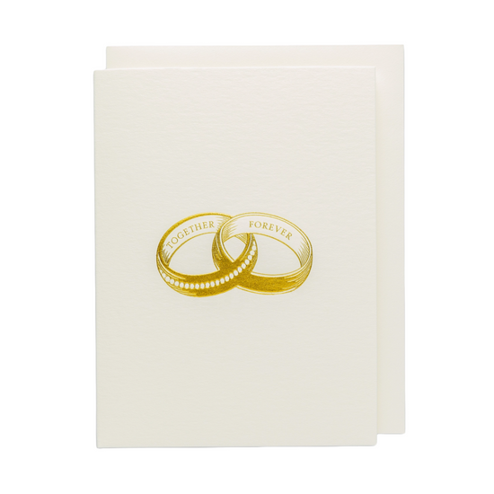 Forever Rings Card by Color Box Design & Letterpress