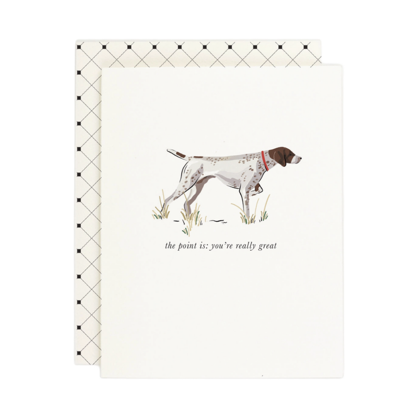 Pointer Great Card by Amy Heitman