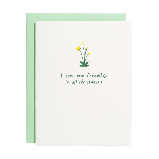 Friendship Dandelions Card by Shorthand Press