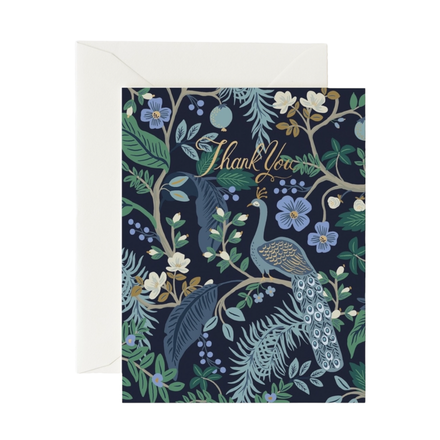 Peacock Thank You Card by Rifle Paper Co.