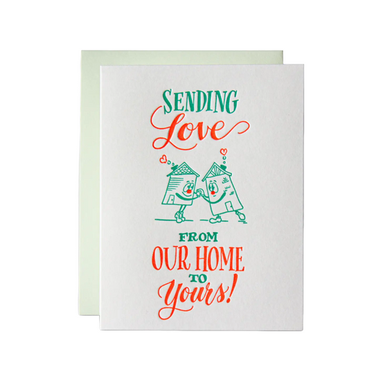 Sending Love Card by Ladyfingers Letterpress