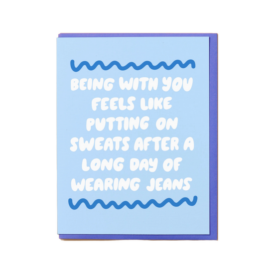 Sweats Love Card by And Here We Are