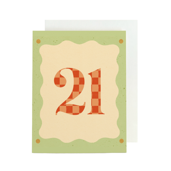 21 Birthday Card by Olive & Co.