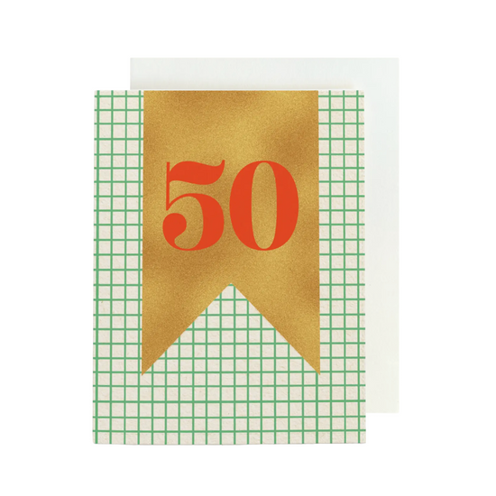 50 Birthday Card by Olive & Co.