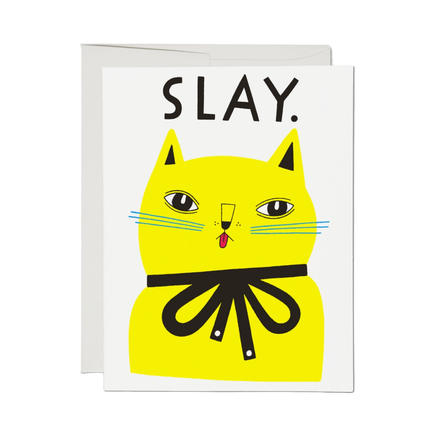 Kitty Slay Card by Red Cap Cards