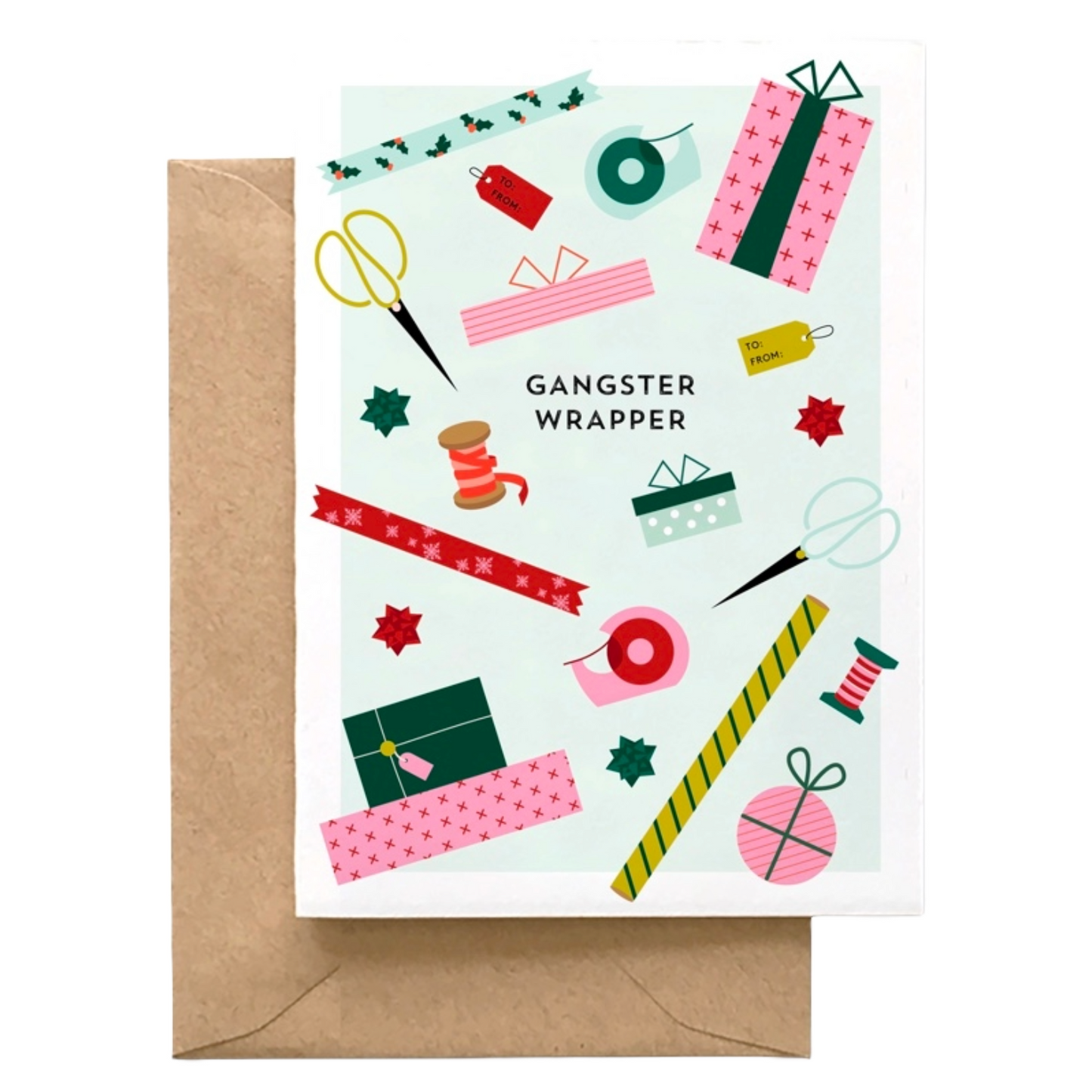 Gangster Wrapper Card by Spaghetti & Meatballs