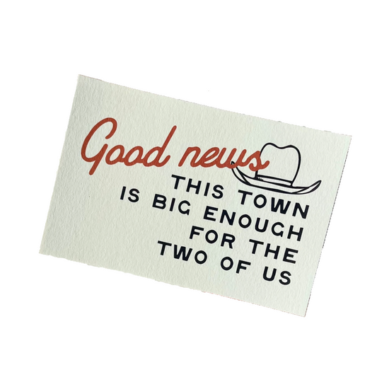 Good News Postcard by Morgan Lacey Hart