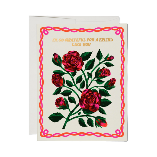 Grateful Roses Card by Red Cap Cards