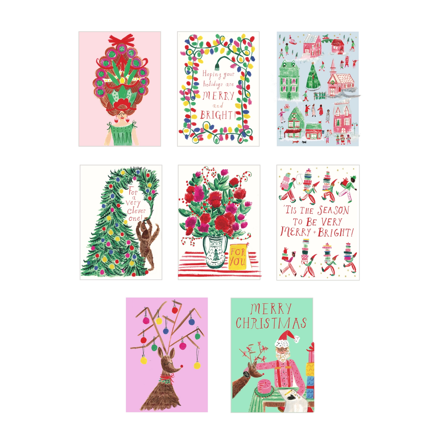 Absurdly Delightful Holiday Gift Tag Set by Mr. Boddington's Studio