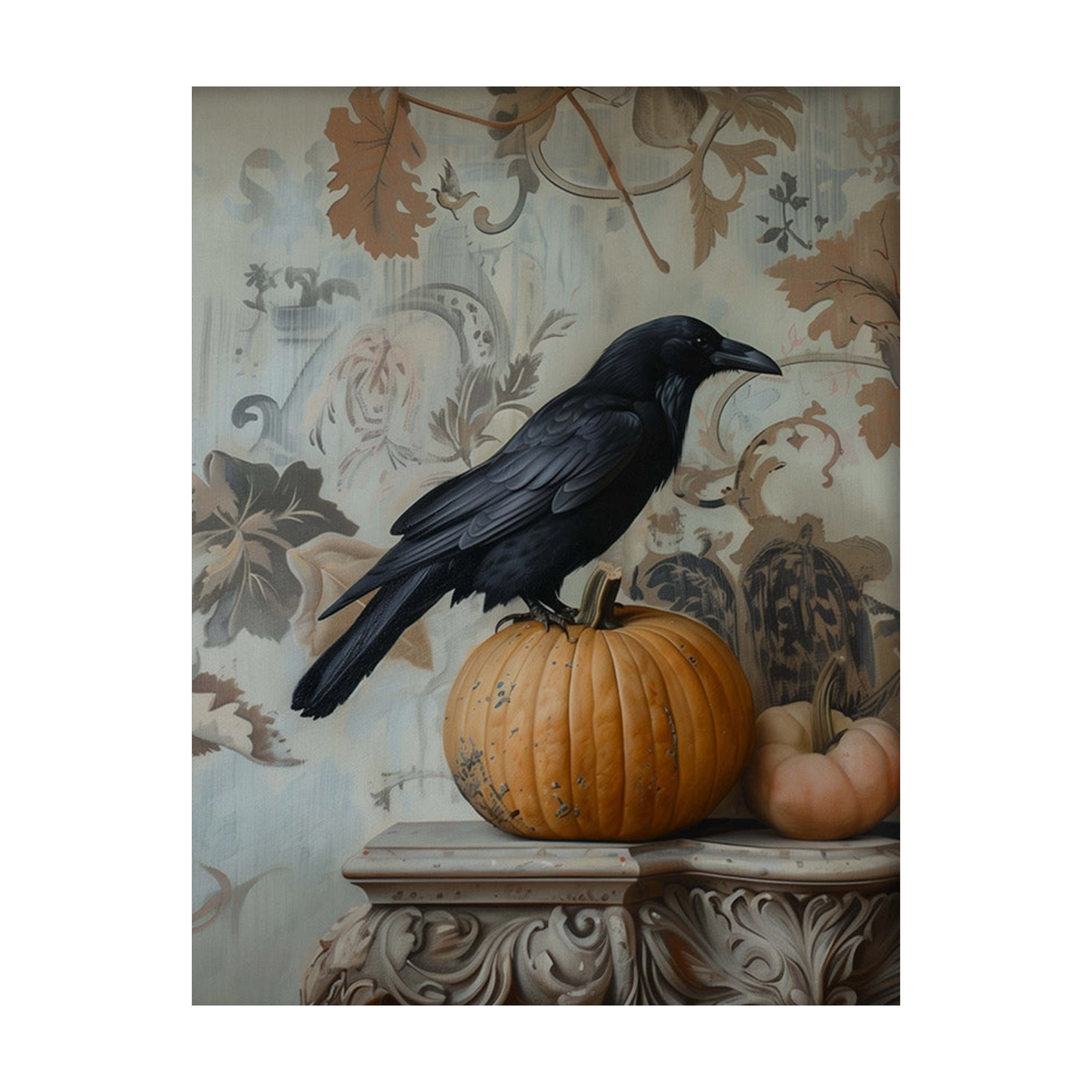 Autumn Crow Art Print by Paper House Print Shop