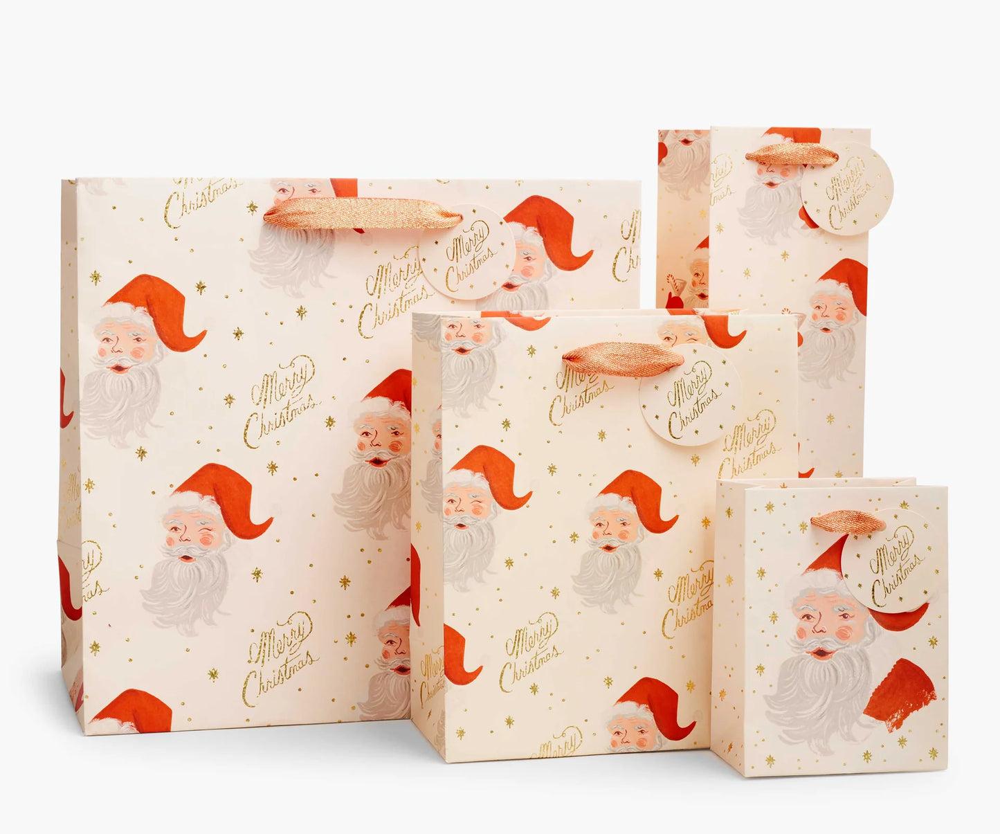 Santa Wine Gift Bag by Rifle Paper Co.