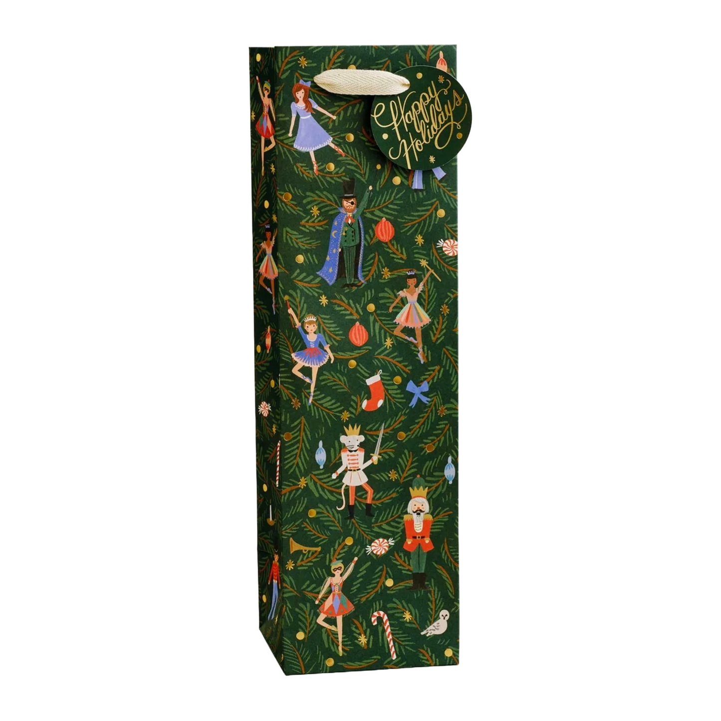 Nutcracker Wine Gift Bag by Rifle Paper Co.