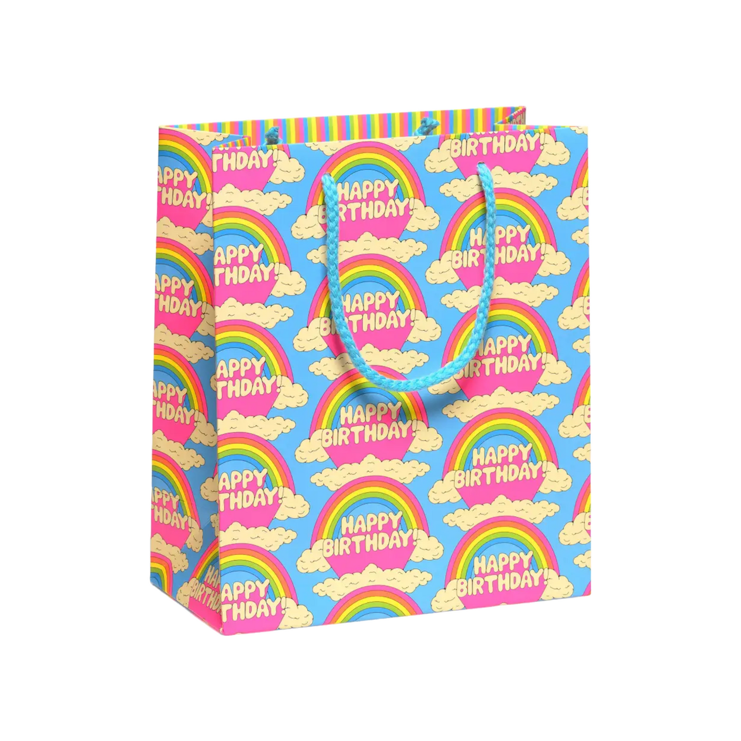 Medium All Over Rainbows Gift Bag by Red Cap Cards