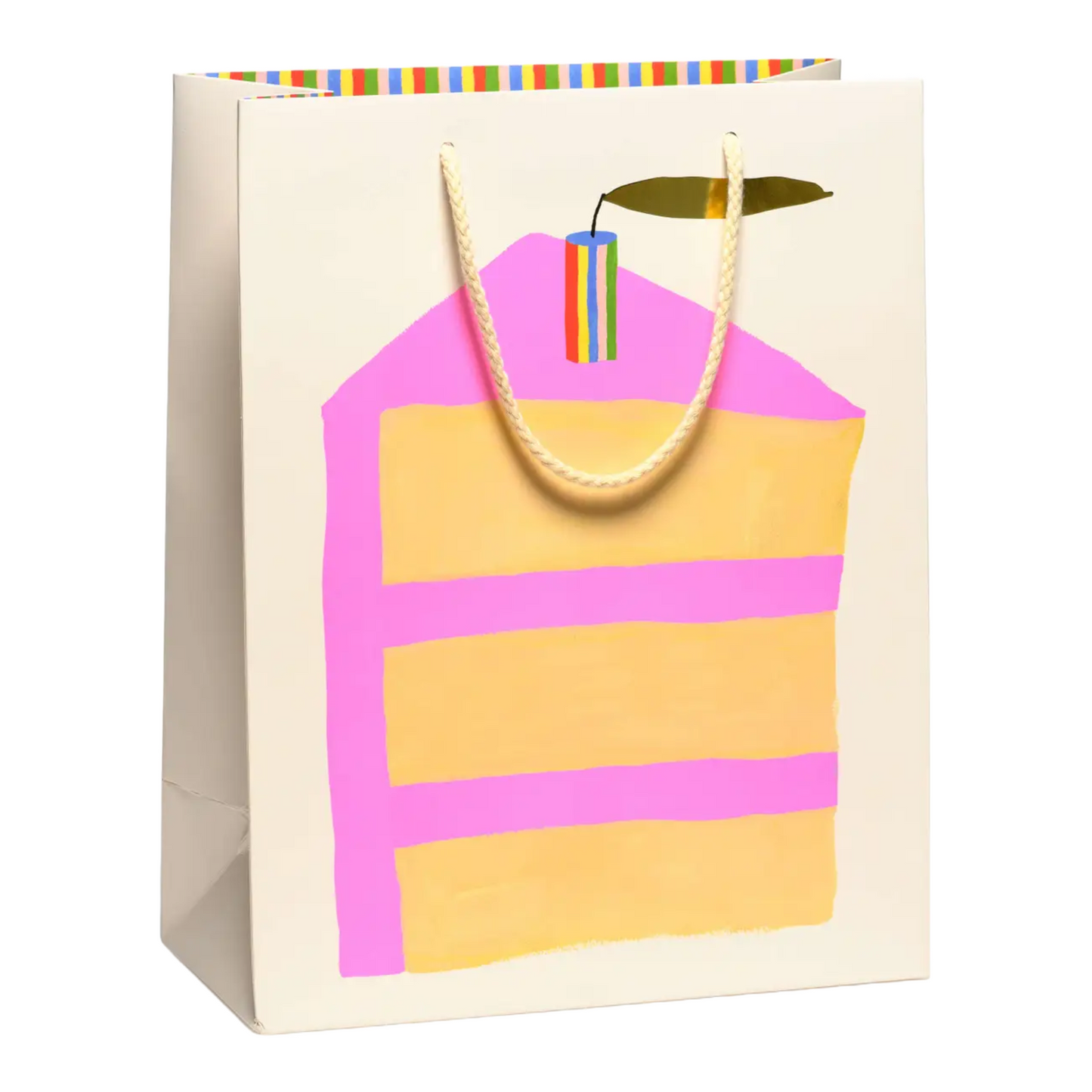 Large Piece of Cake Gift Bag by Red Cap Cards