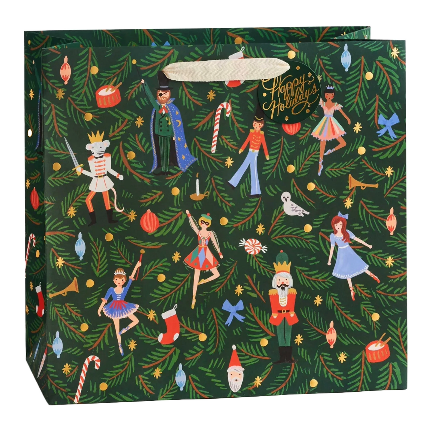 Large Nutcracker Gift Bag by Rifle Paper Co.