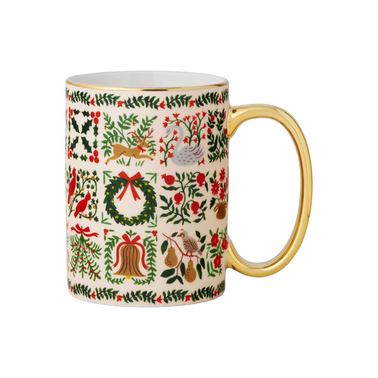 Christmastide Porcelain Mug by Rifle Paper Co.