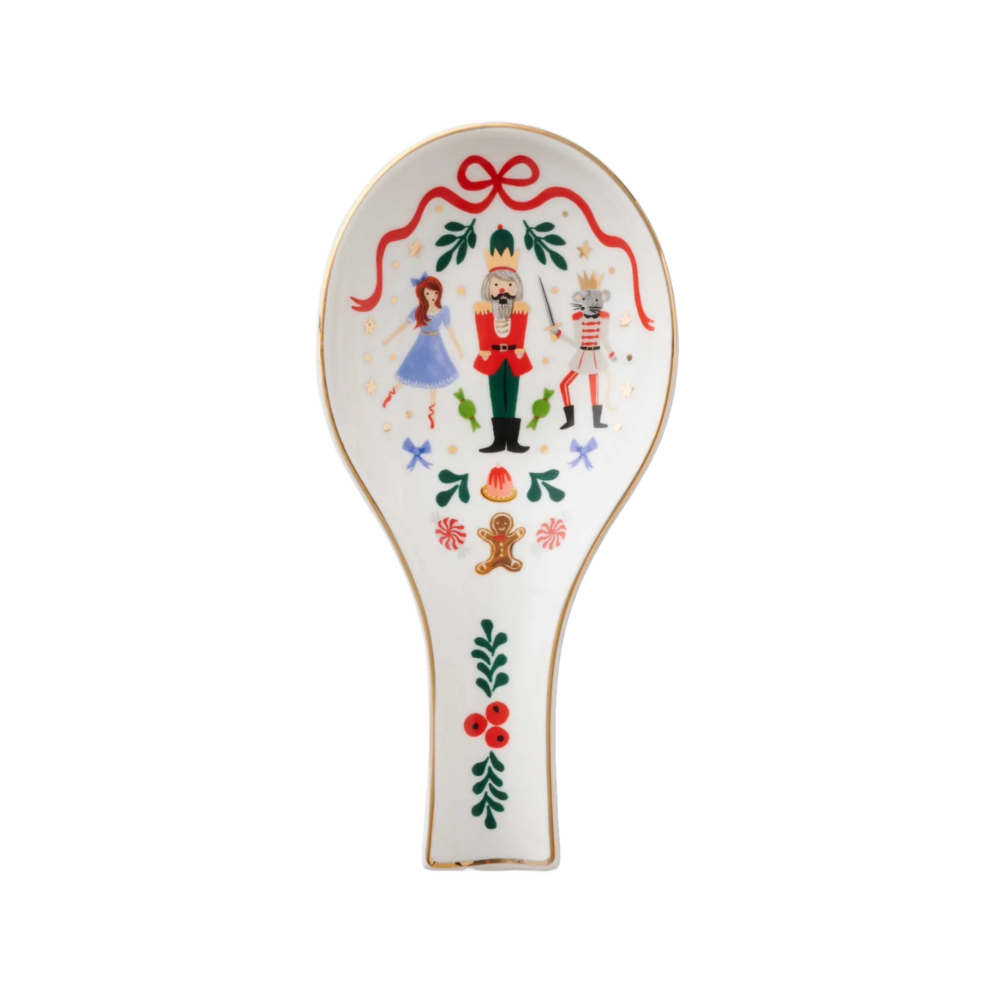 Nutcracker Porcelain Spoon Rest by Rifle Paper Co.