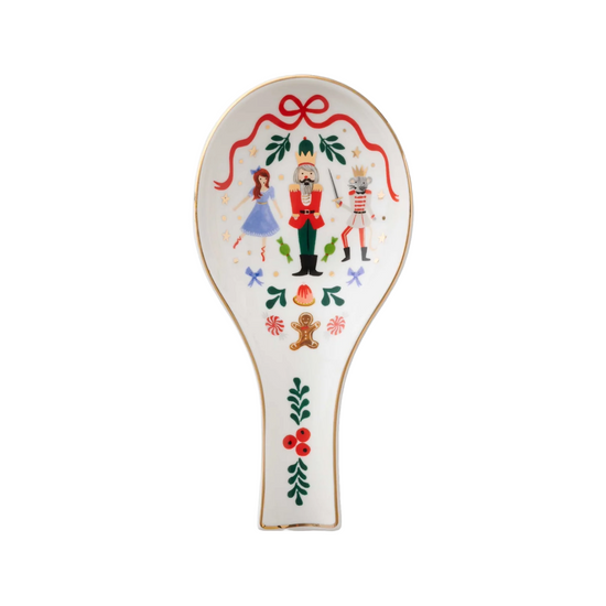 Nutcracker Porcelain Spoon Rest by Rifle Paper Co.