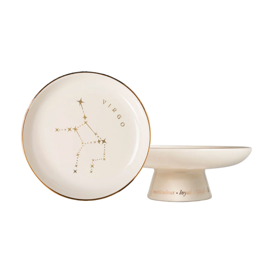 Virgo Starry Zodiac Dish by Fringe Studio