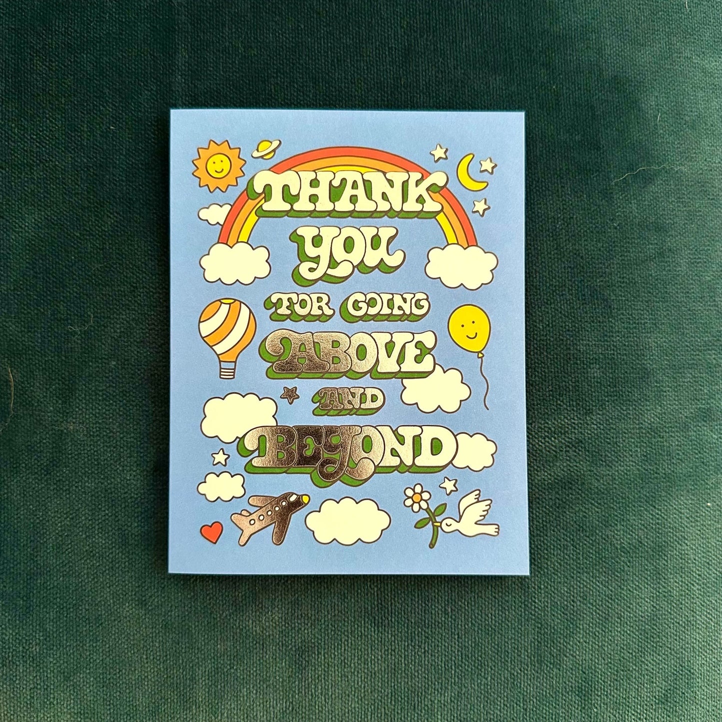 Above and Beyond Card by The Social Type