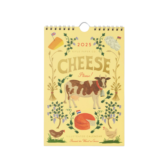 2025 Cheese Kitchen Calendar by Rifle Paper Co.