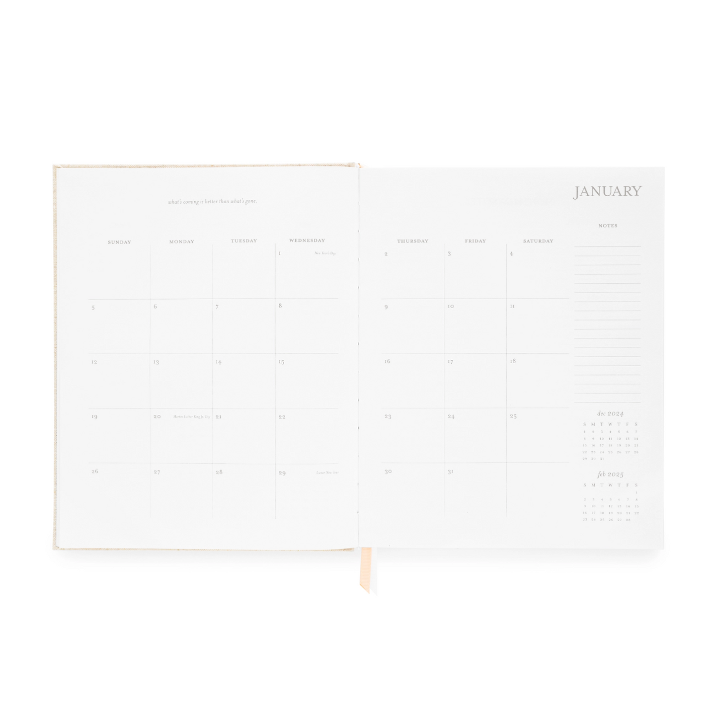 2025 Rose Desk Planner by Sugar Paper