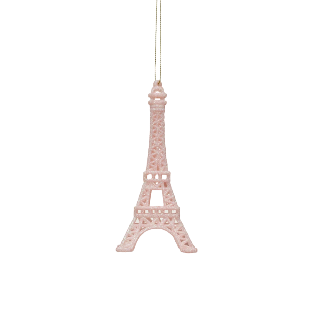 Pink Eiffel Tower Ornament