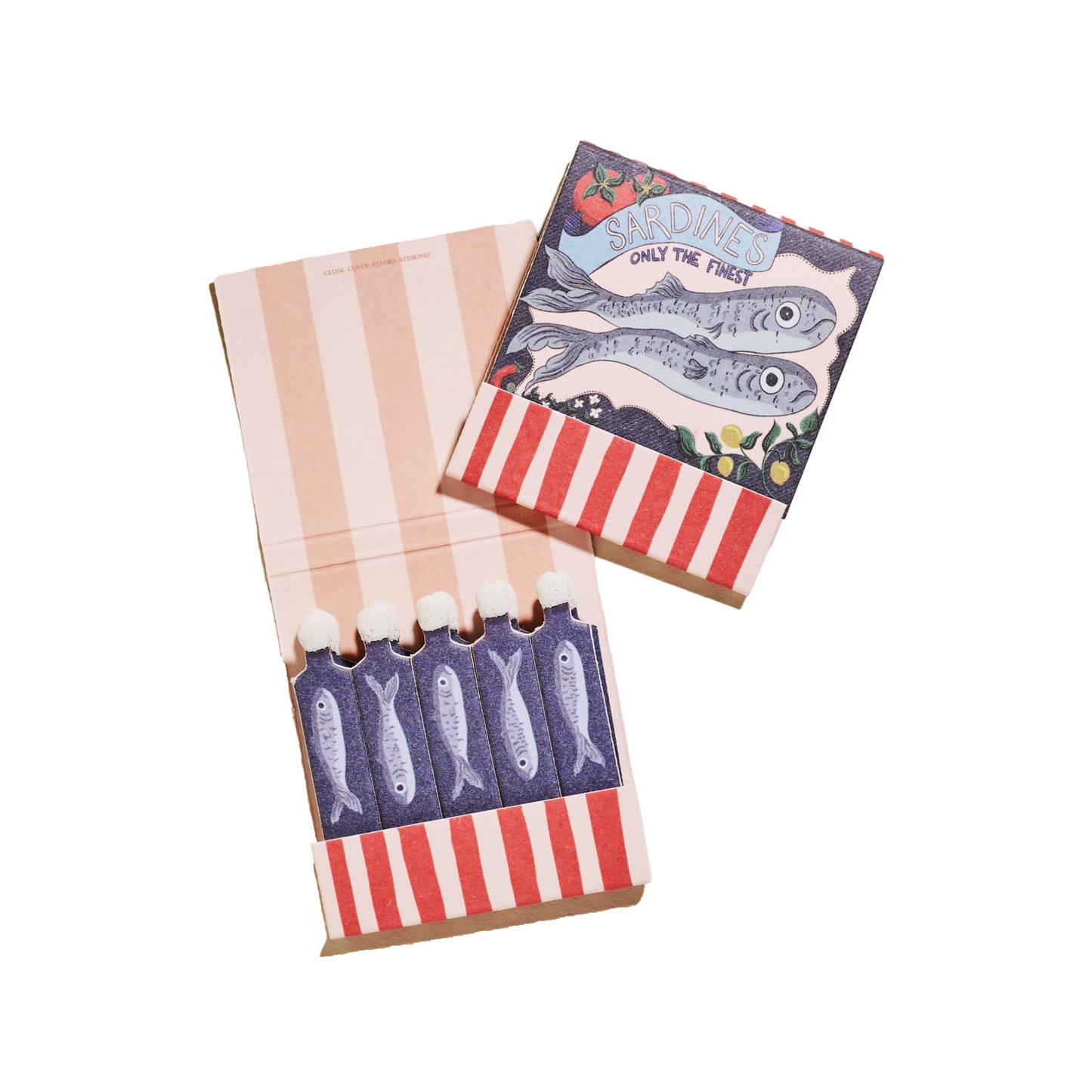 Sardine Tin Matchbook by One & Only Paper