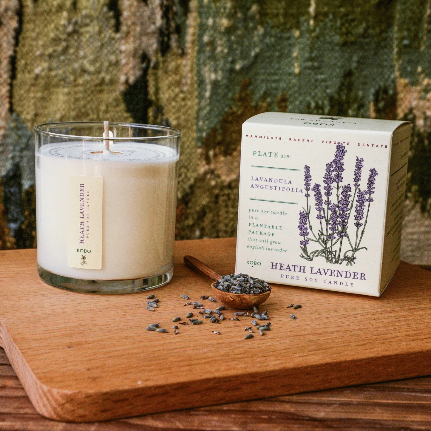 Heath Lavender Candle by KOBO Candles