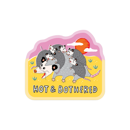 Hot Possums Sticker by Party Of One