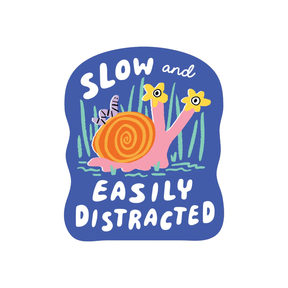 Slow Snail Sticker by Party Of One