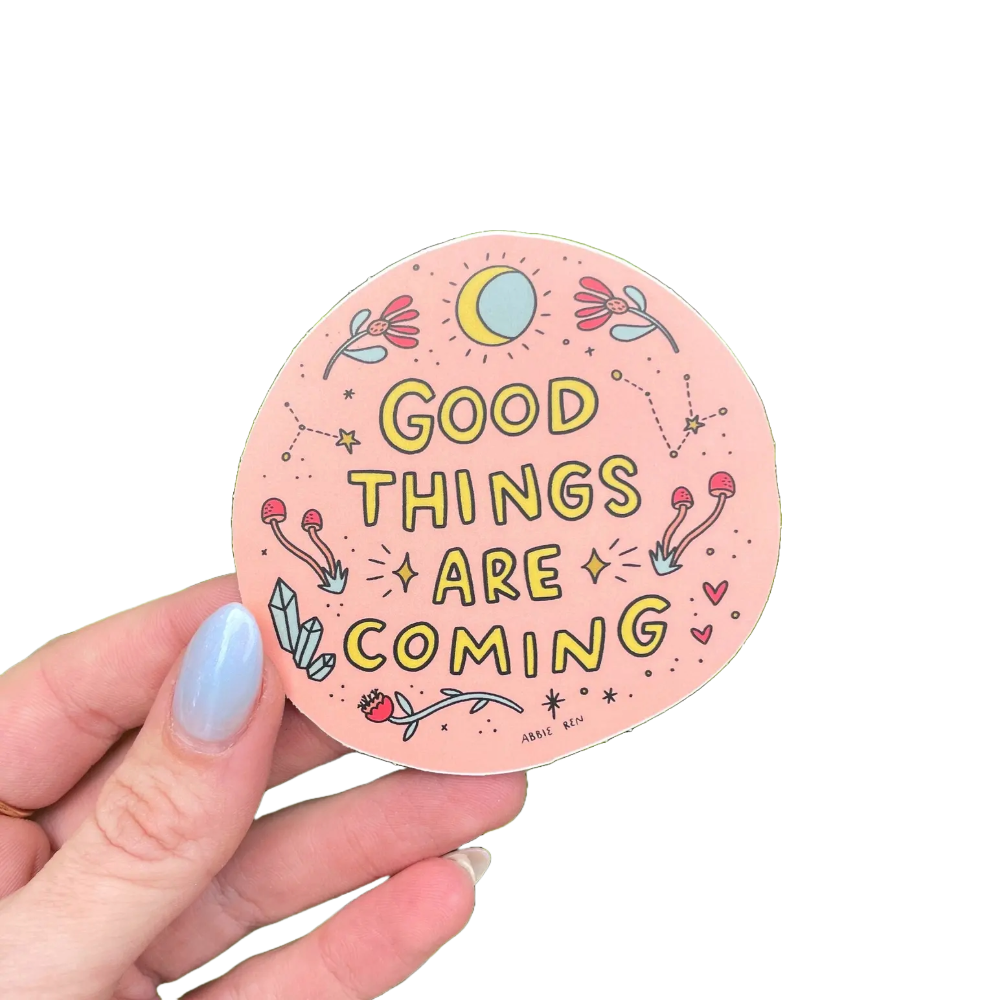 Good Things Vinyl Sticker