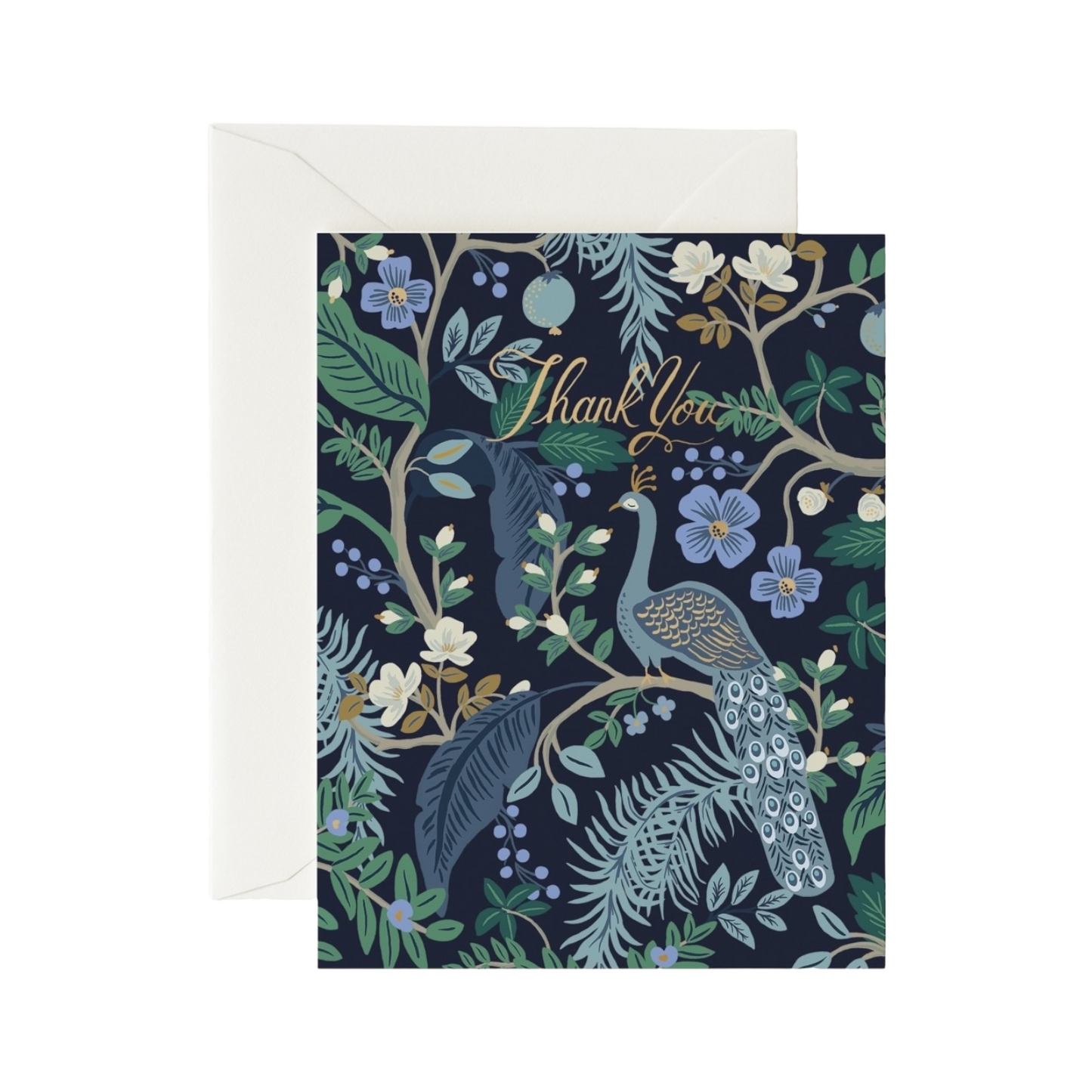 Peacock Thank You Card by Rifle Paper Co.